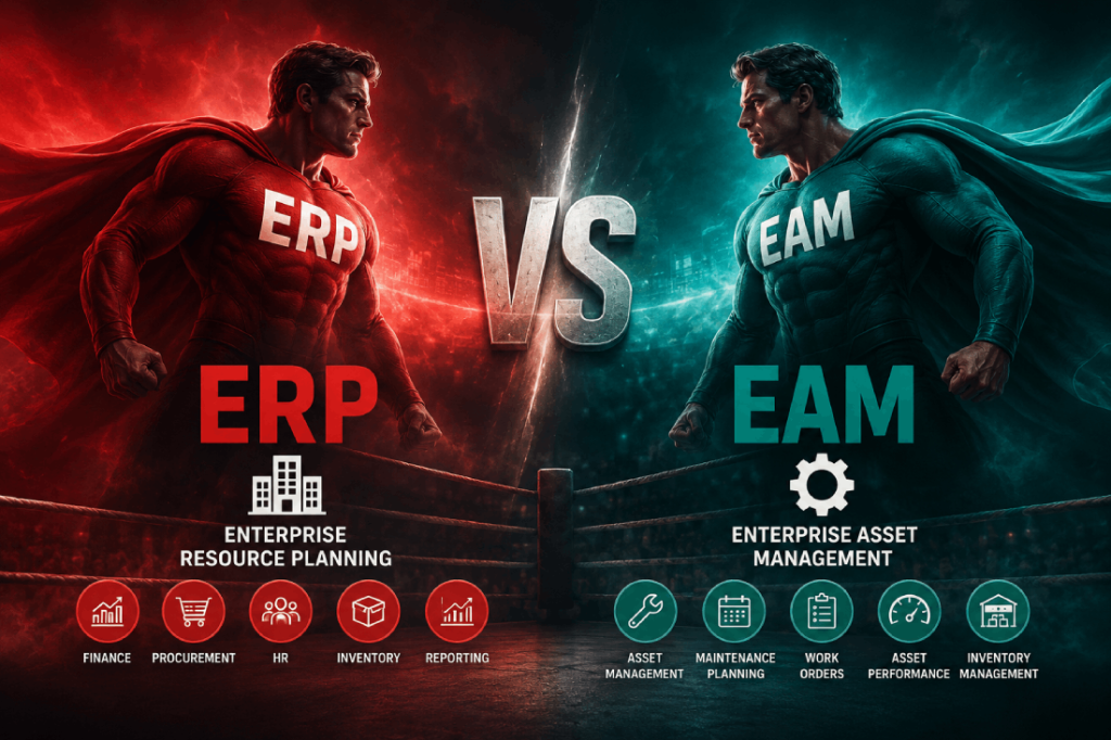 ERP Vs EAM: A Deep Dive into Enterprise Systems